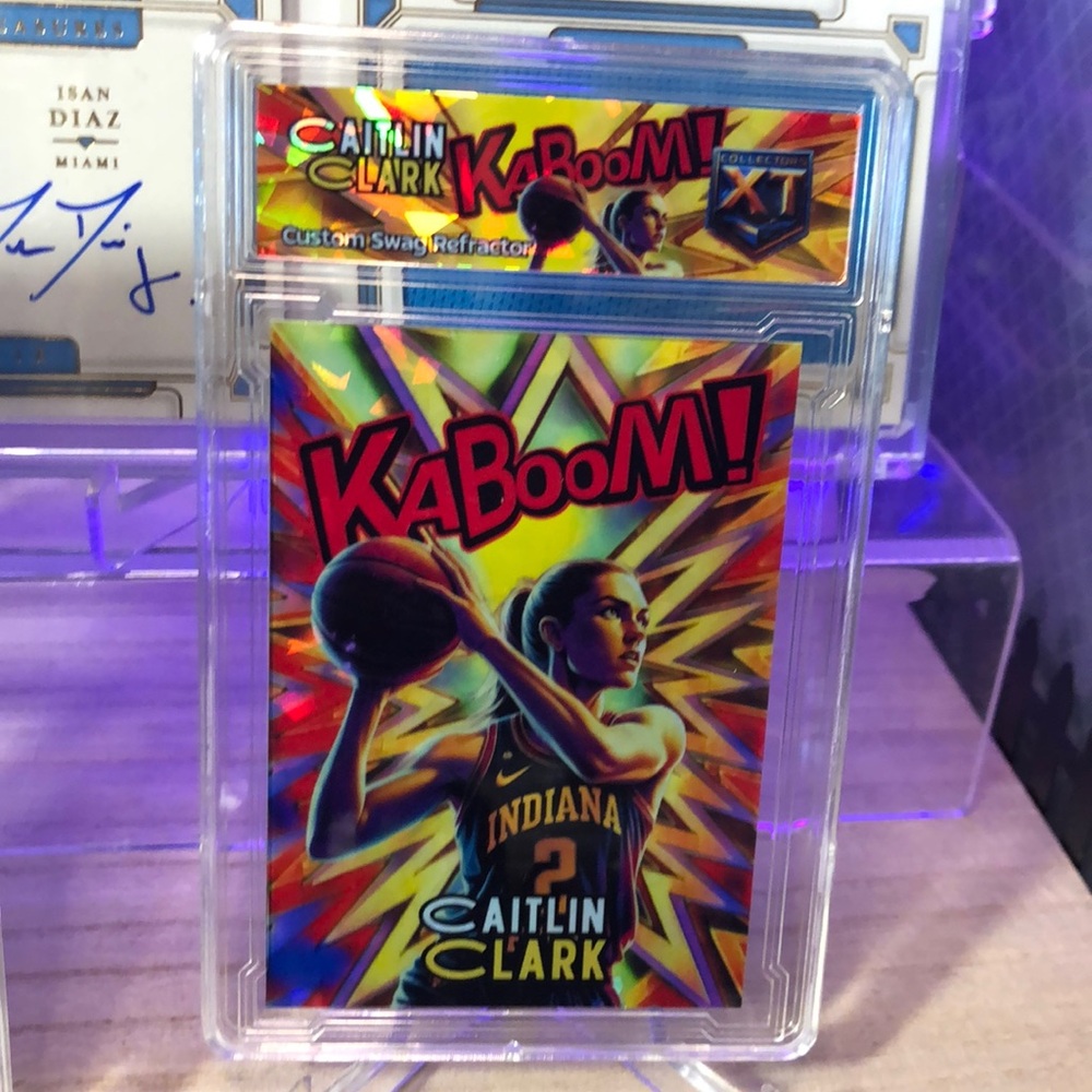 Caitlin Clark Kaboom! Trading Card custom card